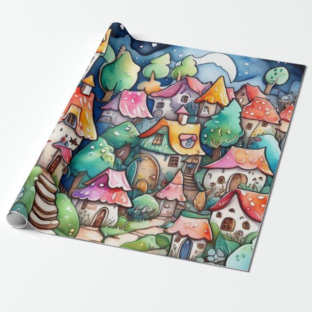 Fairytale in fair-Wrapping Papper Presentpapper (Utrullad)