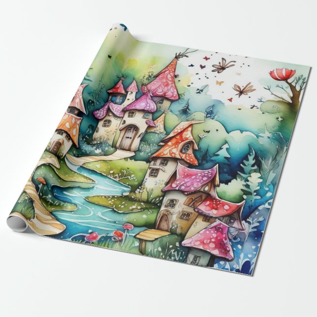 Fairytale in fair-Wrapping Papper Presentpapper (Utrullad)