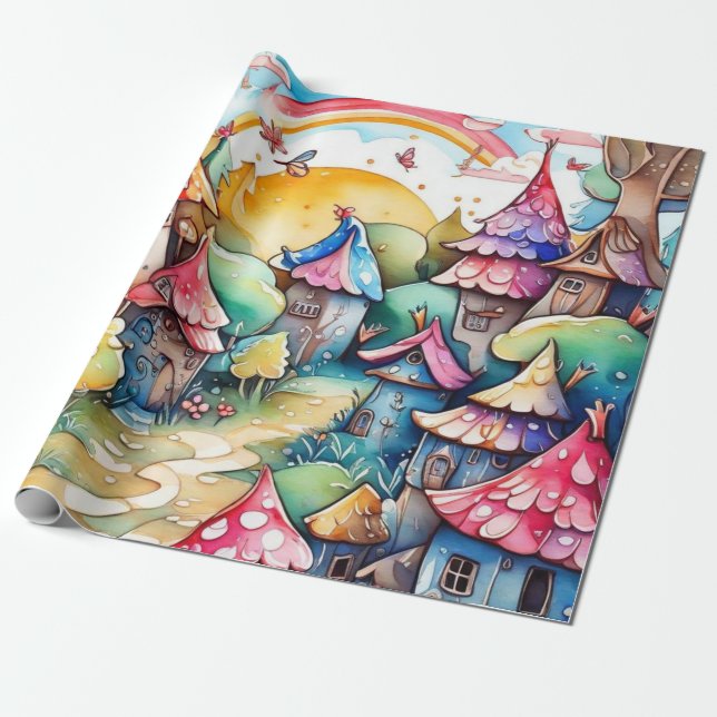 Fairytale in fair-Wrapping Papper Presentpapper (Utrullad)