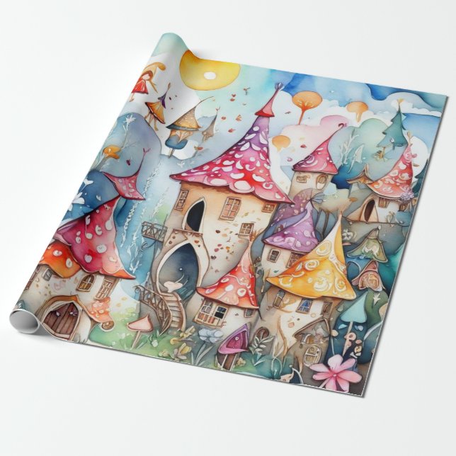 Fairytale in fair-Wrapping Papper Presentpapper (Utrullad)