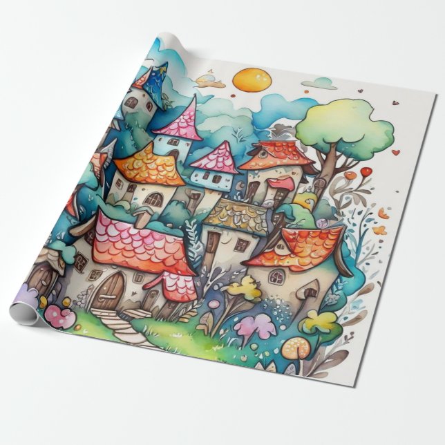 Fairytale in fair-Wrapping Papper Presentpapper (Utrullad)