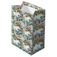 Fairytale in Fairyland Castles Pastel Rosa Blue