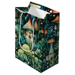 Fairytale in Fairyland Mushroom House Grönt Orange