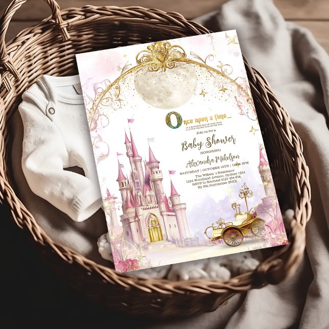 Fairytale Magic och Enchanted Story Baby Shower Inbjudningar (Skapare uppladdad)