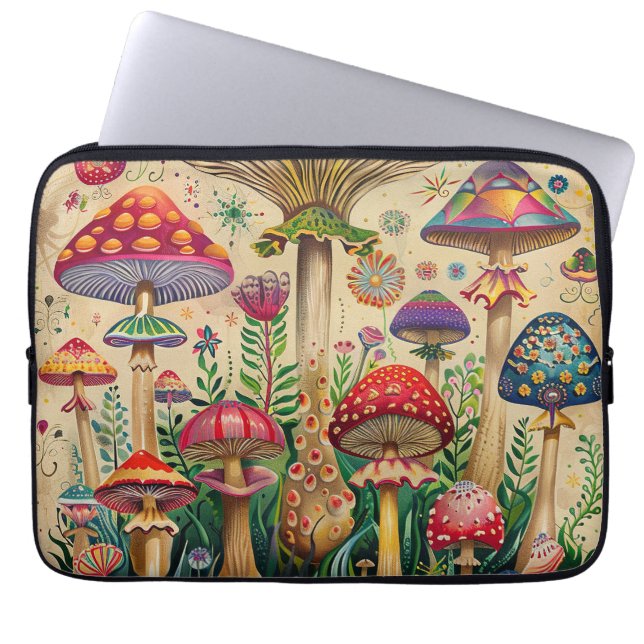 Fairytale MushRume Laptop Fodral (Framsidan)