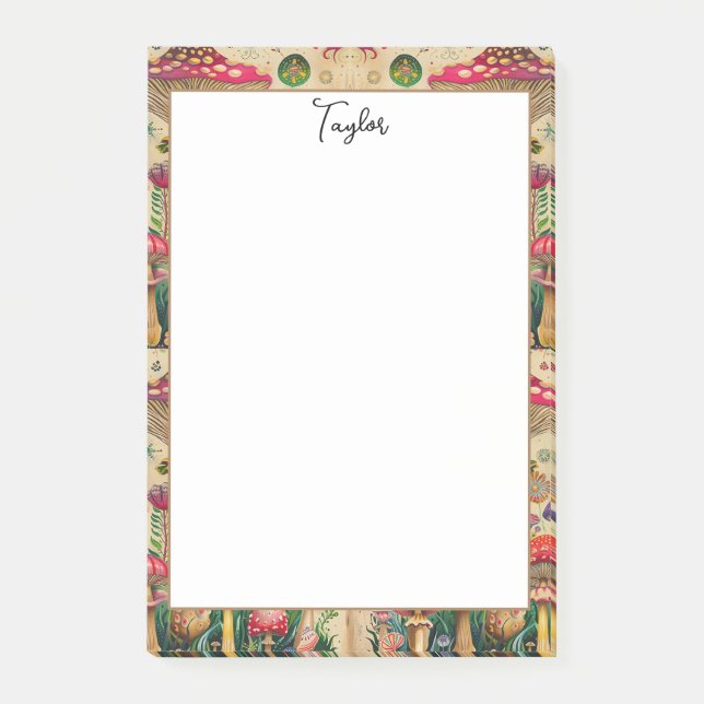 Fairytale MushRume Post-it Block (Framsida)