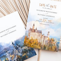 Fairytale Neuschwanstein Castle Spara datumkortet