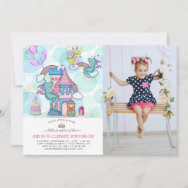 Fairytale Party-inbjudan | Princess & Dragons