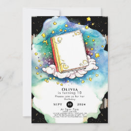 Fairytale Pastel Storybook Birthday Inbjudningar
