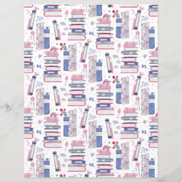 Fairytale Pile of Bokar White Scrapbook Papper