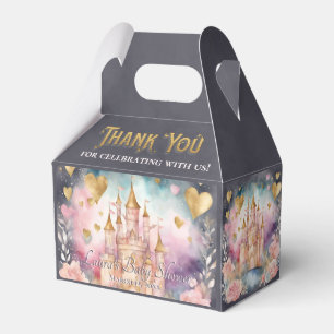 Fairytale Princess Baby Shower Tack Presentaskar