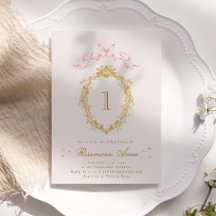 Fairytale Princess Big Number Girly Födelsedagsfes