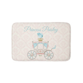 Fairytale Princess Carriage  Ivory Aqua Badrumsmatta