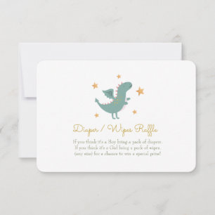 Fairytale Princess Diaper/Wipes Raffle Card Inbjudningar
