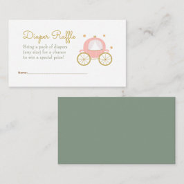 Fairytale Princess Dragon Diaper Raffle-hölje Tilläggskort