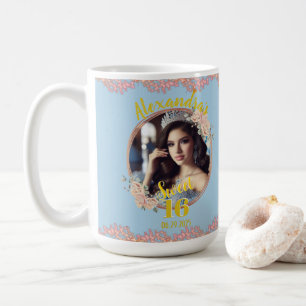 Fairytale Princess Glitter Sweet sixteen Kaffemugg