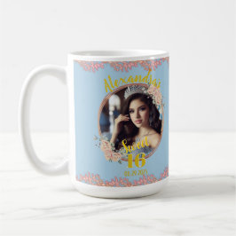 Fairytale Princess Glitter Sweet sixteen Kaffemugg