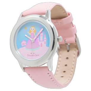 Fairytale Princess i Rosa Birthaday Party Armbandsur