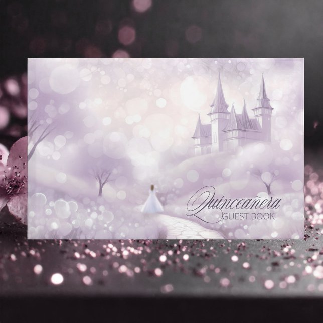 Fairytale Princess Quinceanera Lavender ID1030 Gästböcker (Skapare uppladdad)