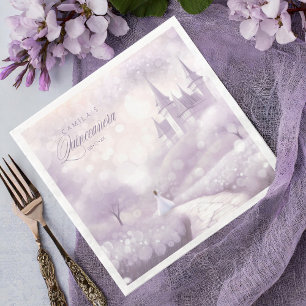 Fairytale Princess Quinceanera Lavender ID1030 Pappersservett