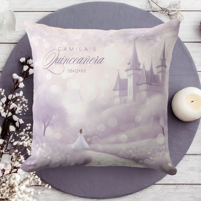 Fairytale Princess V2 Quinceanera Lavender ID1030 Kudde (Skapare uppladdad)