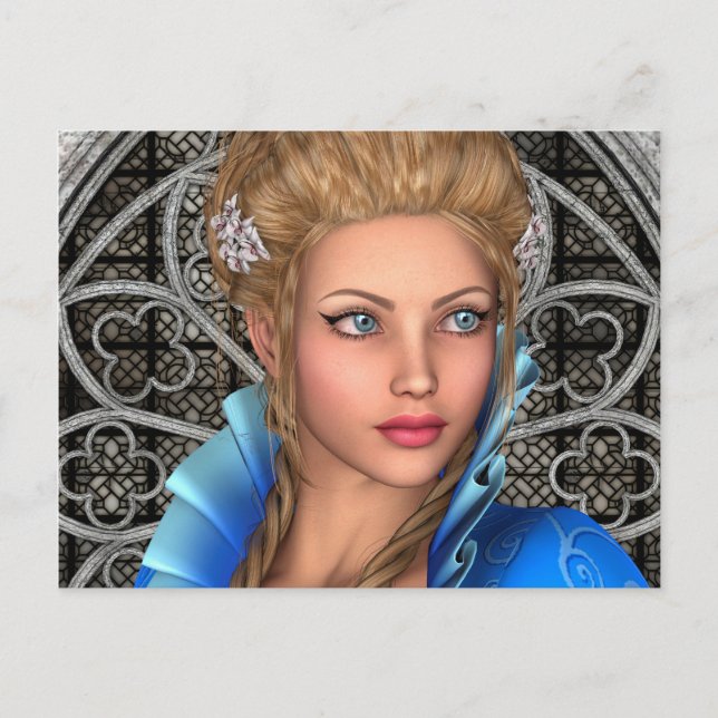 Fairytale Princess Vykort (Framsida)