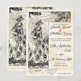 Fairytale Princess Wedding bjudande Inbjudningar