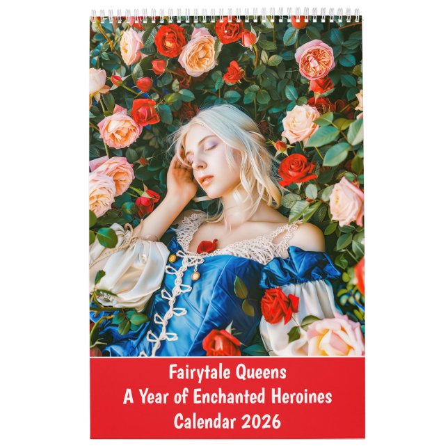Fairytale Queens – A Year of Enchanted Heroines Kalender (Omslag)