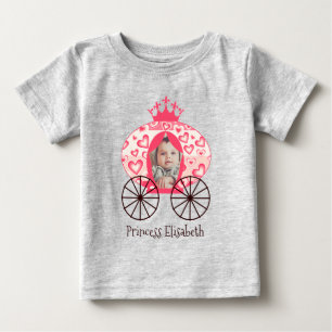 Fairytale Royal Princess Carriage Girl Birthday T Shirt