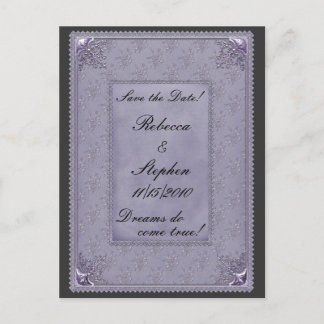 Fairytale Save the Date! Meddelande Vykort