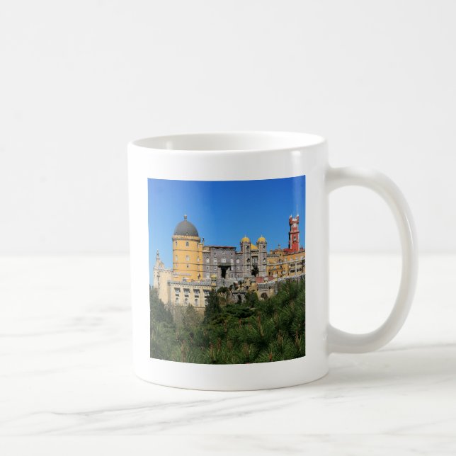 Fairytale Sintra Palace-fotot, i Portugal Kaffemugg (Höger)