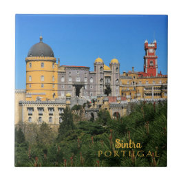 Fairytale Sintra Palace-fotot, i Portugal Kakelplatta