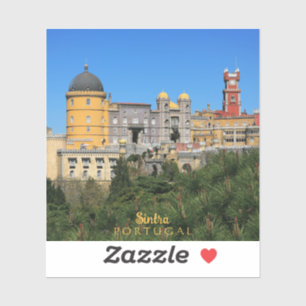 Fairytale Sintra Palace-fotot, i Portugal Klistermärken