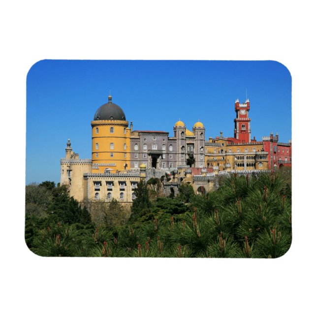 Fairytale Sintra Palace-fotot, i Portugal Magnet (Horisontell)