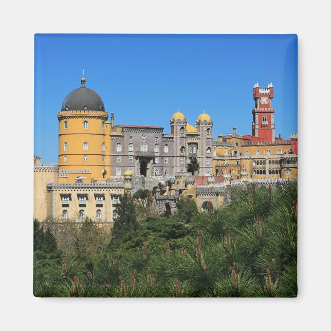 Fairytale Sintra Palace-fotot, i Portugal Magnet (Framsidan)