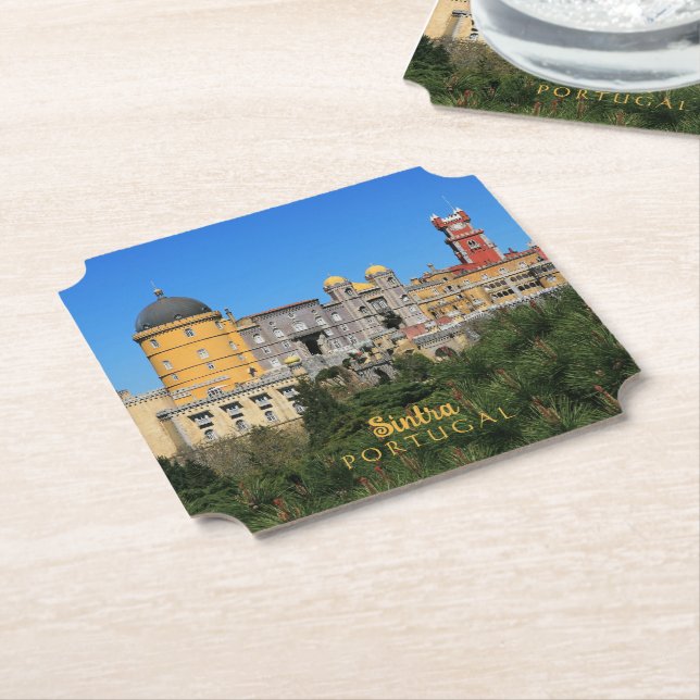 Fairytale Sintra Palace-fotot, i Portugal Underlägg Papper (Vinklad)
