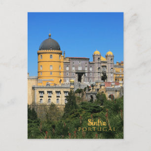 Fairytale Sintra Palace-fotot, i Portugal Vykort