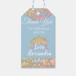 Fairytale Sweet sixteen Princess Photo Tack Presentetikett