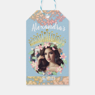 Fairytale Sweet sixteen Princess Photo Tack Presentetikett