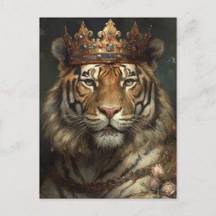 Fairytale Tiger i Krona Vykort