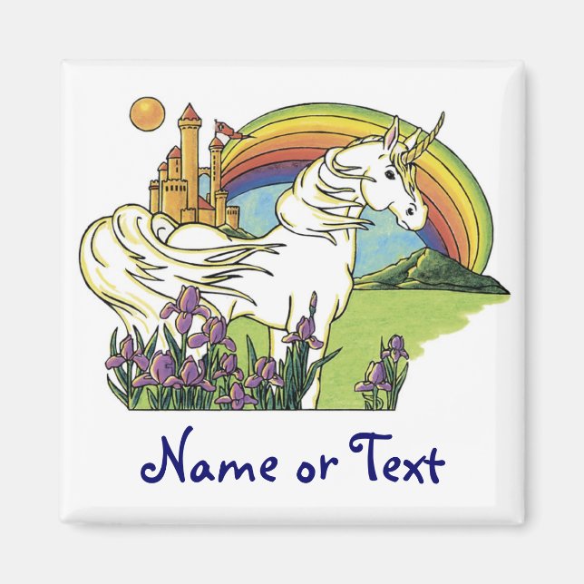 Fairytale Unicorn Magnet (Framsidan)