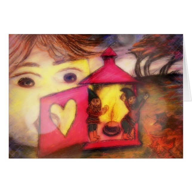 Fairytale Visitors Hälsningskort (Framsidan Horizontal)