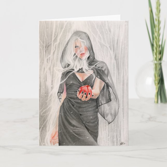 Fairytale Witch Card Kort (Framsida)