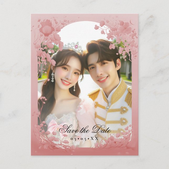 Fairytalefotot sparar datumet vykort (Framsida)