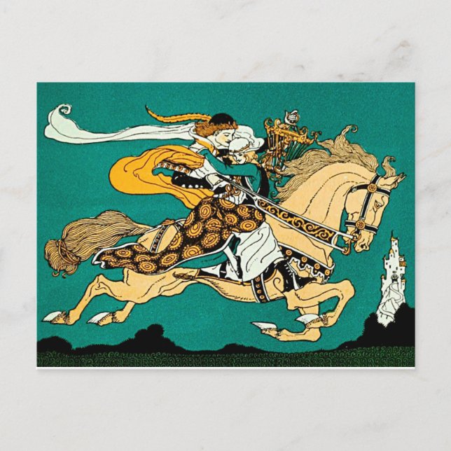 Fairytaleillustration Vykort (Framsida)