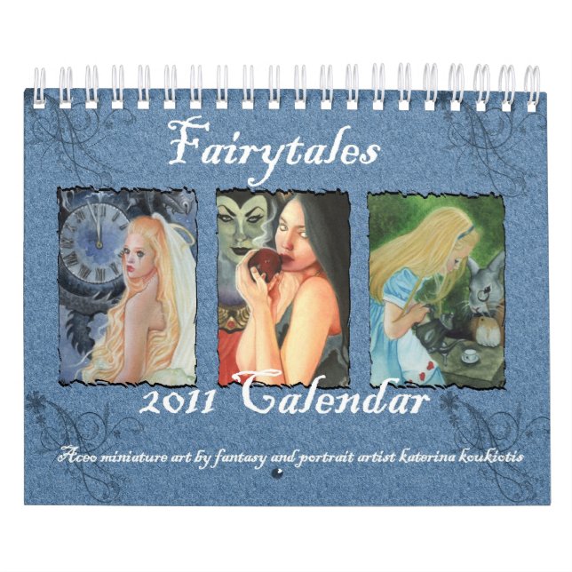 Fairytales 2011 ACEO Calendar KaterinaArt Kalender (Omslag)