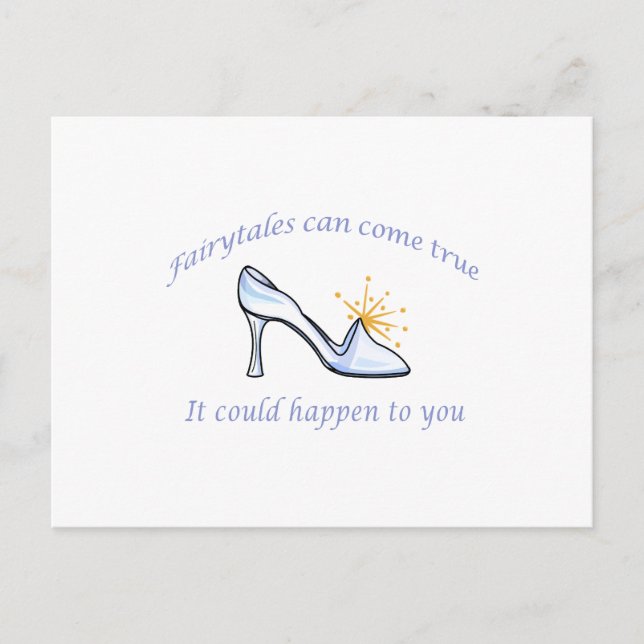 FAIRYTALES KAN GÖRA KOMEN SANT VYKORT (Framsida)