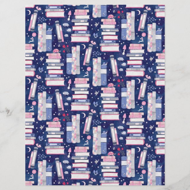 Fairytalpil av Bokar Blue Scrapbook Papper (Framsida)