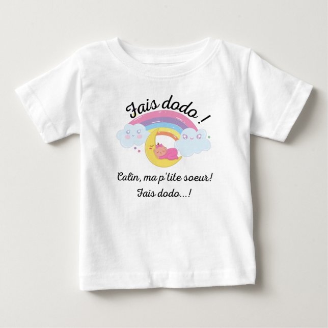 fais dodo morsa p'tite soeur t shirt (Framsida)