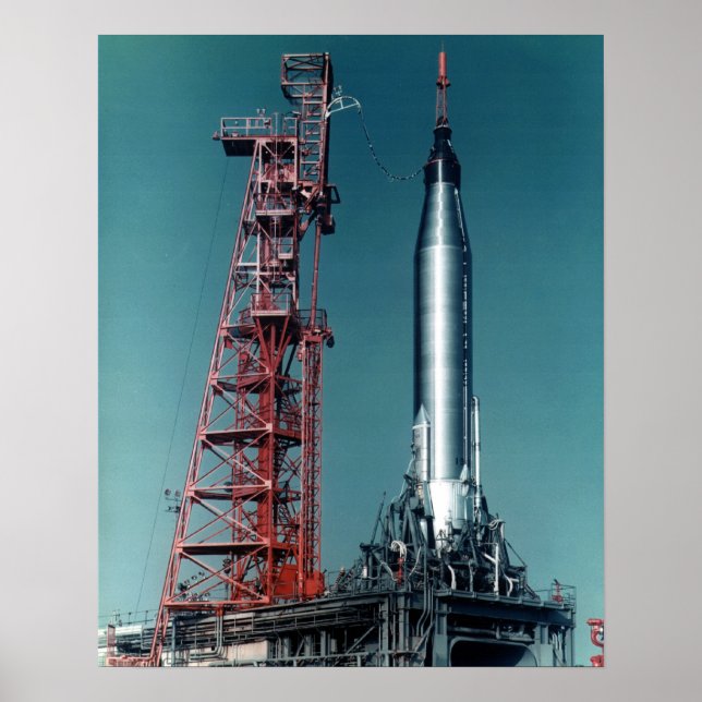 Faith 7 (Mercury Atlas 9) Spacecraft Poster (Framsidan)